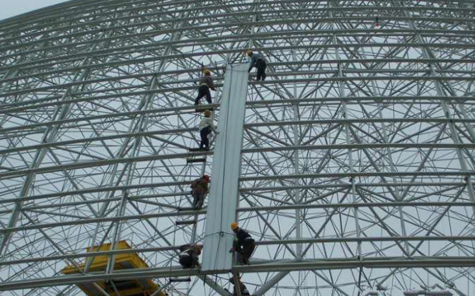 张家口网架装配好以后应当留神哪八项验收事件